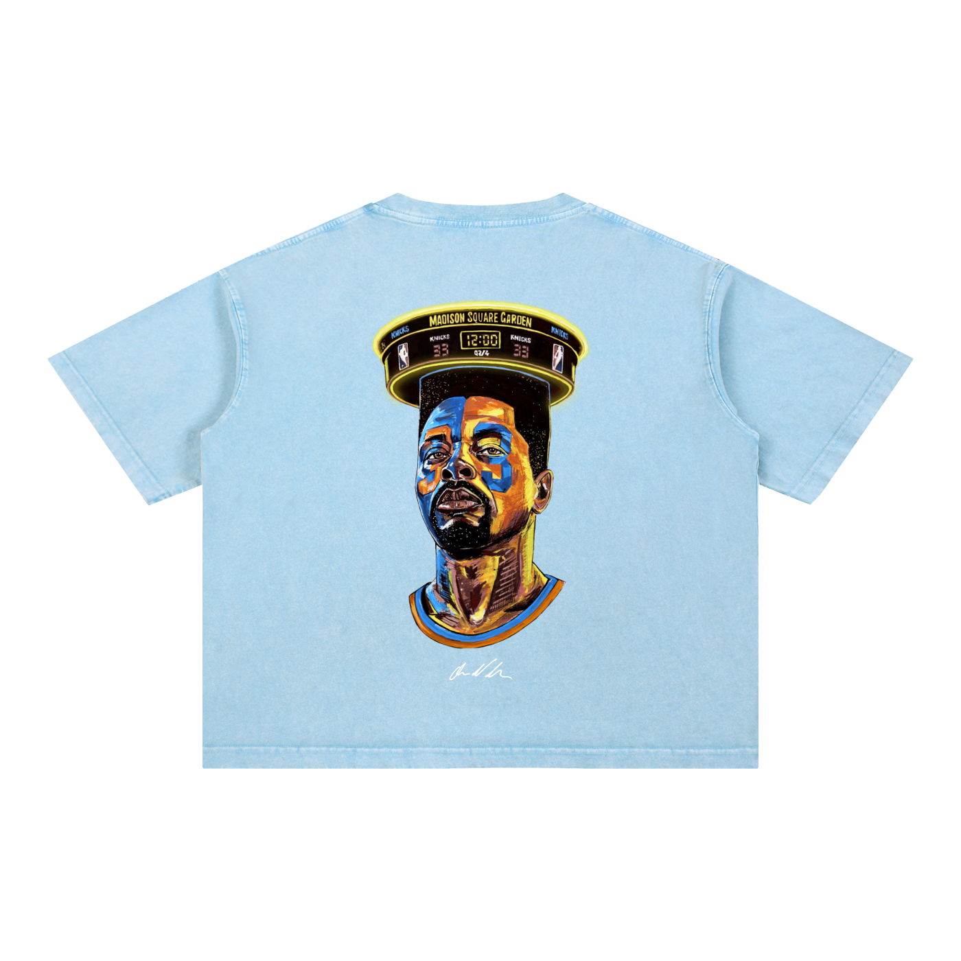 Saint 33 Patick - Mineral Wash Boxy Cotton T-Shirt