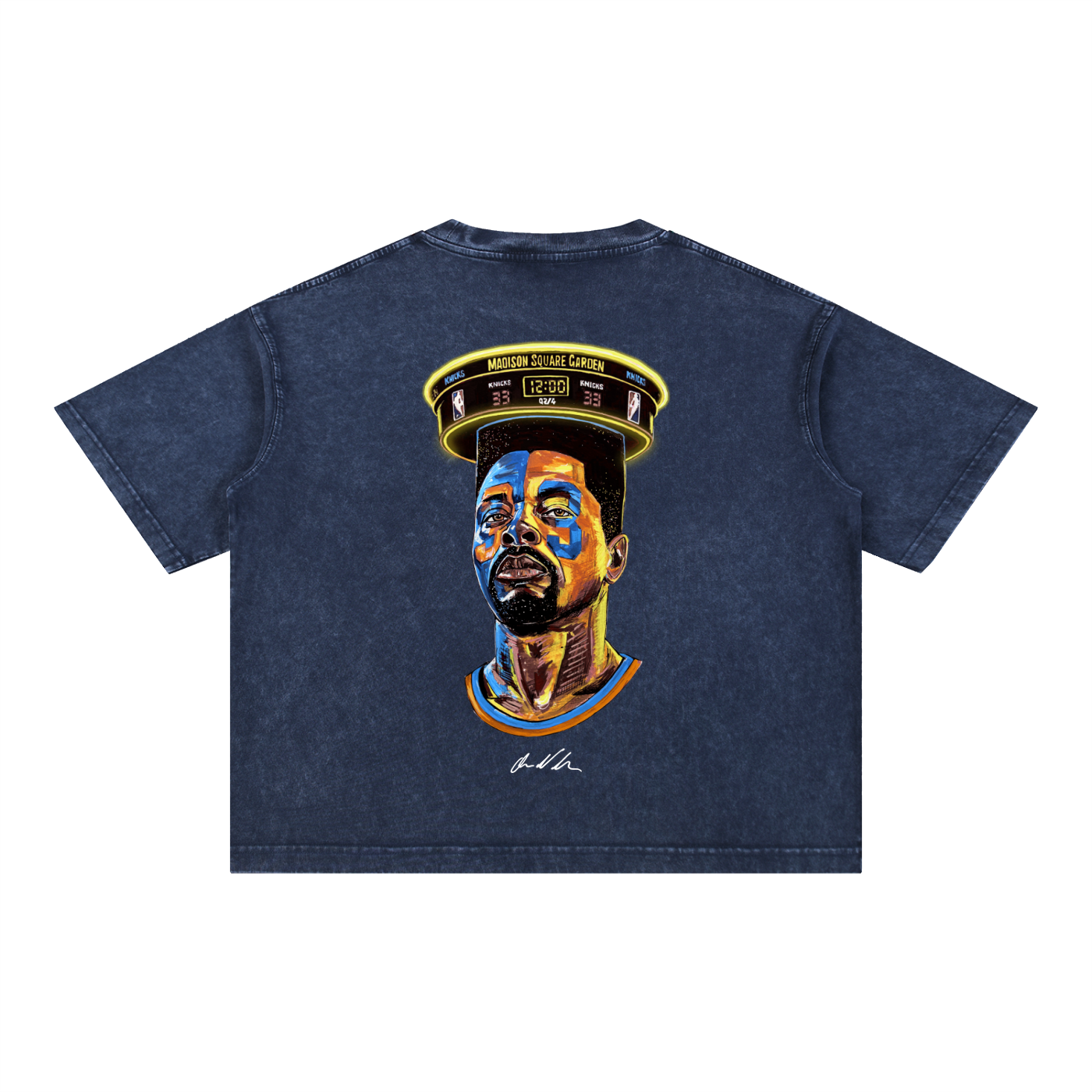 Saint 33 Patick - Mineral Wash Boxy Cotton T-Shirt