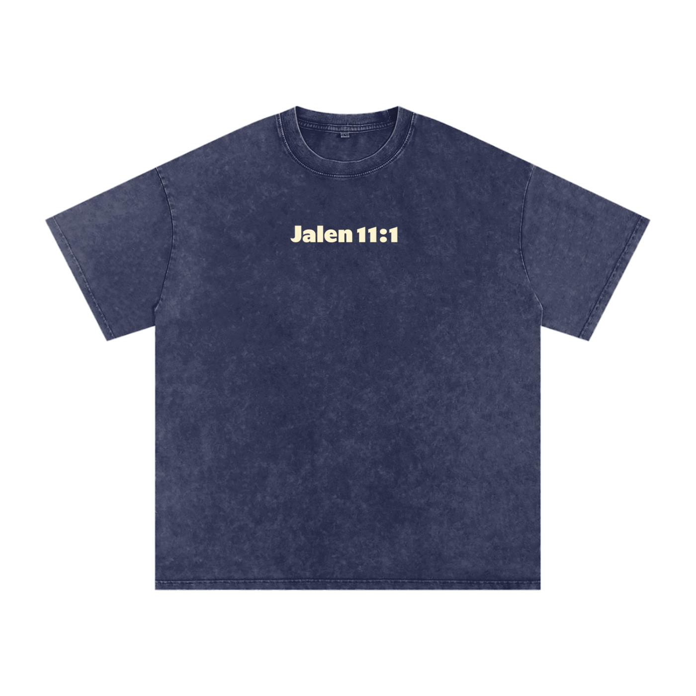 11 1 Prayer Snow Wash Oversized Tee