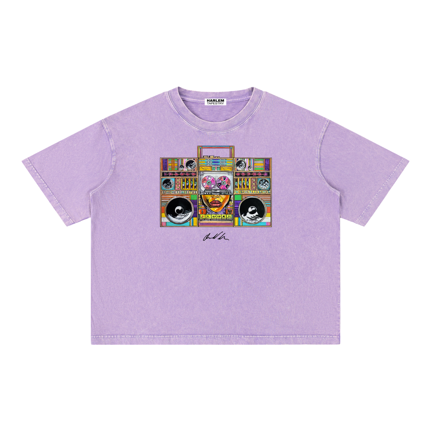 SOUL FREQUENCY — MINERAL WASH BOXY TEE