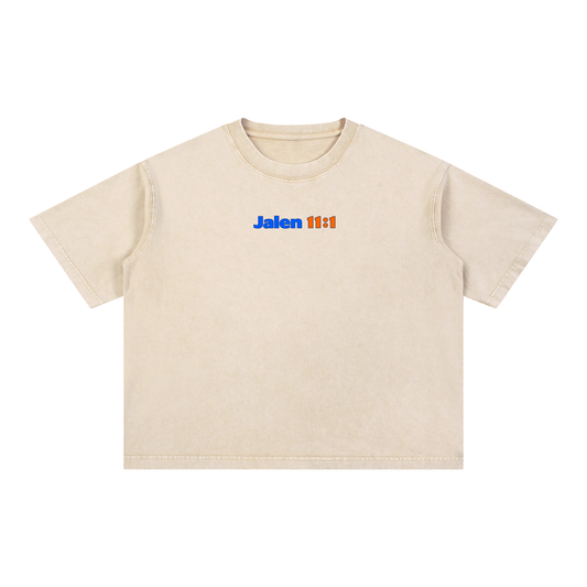11:1 Prayer — Mineral Wash Boxy Tee