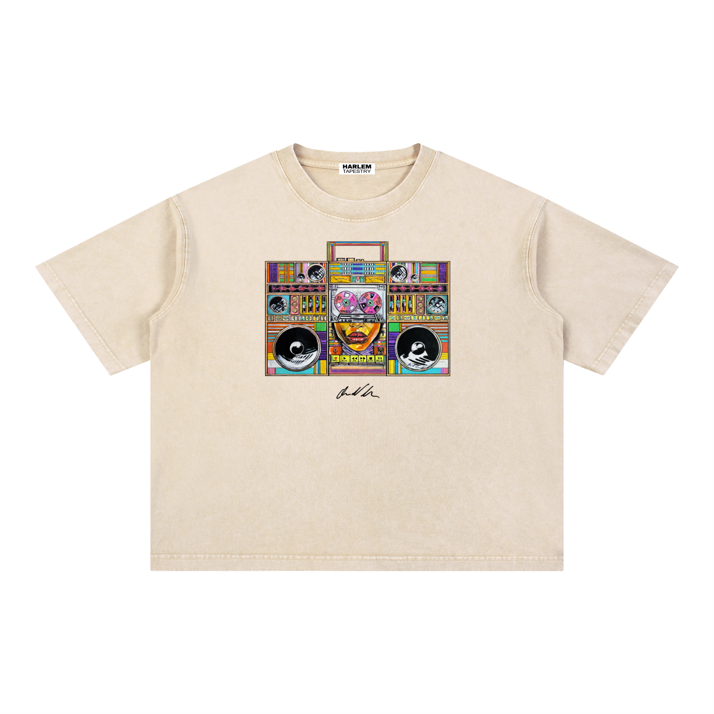 SOUL FREQUENCY — MINERAL WASH BOXY TEE