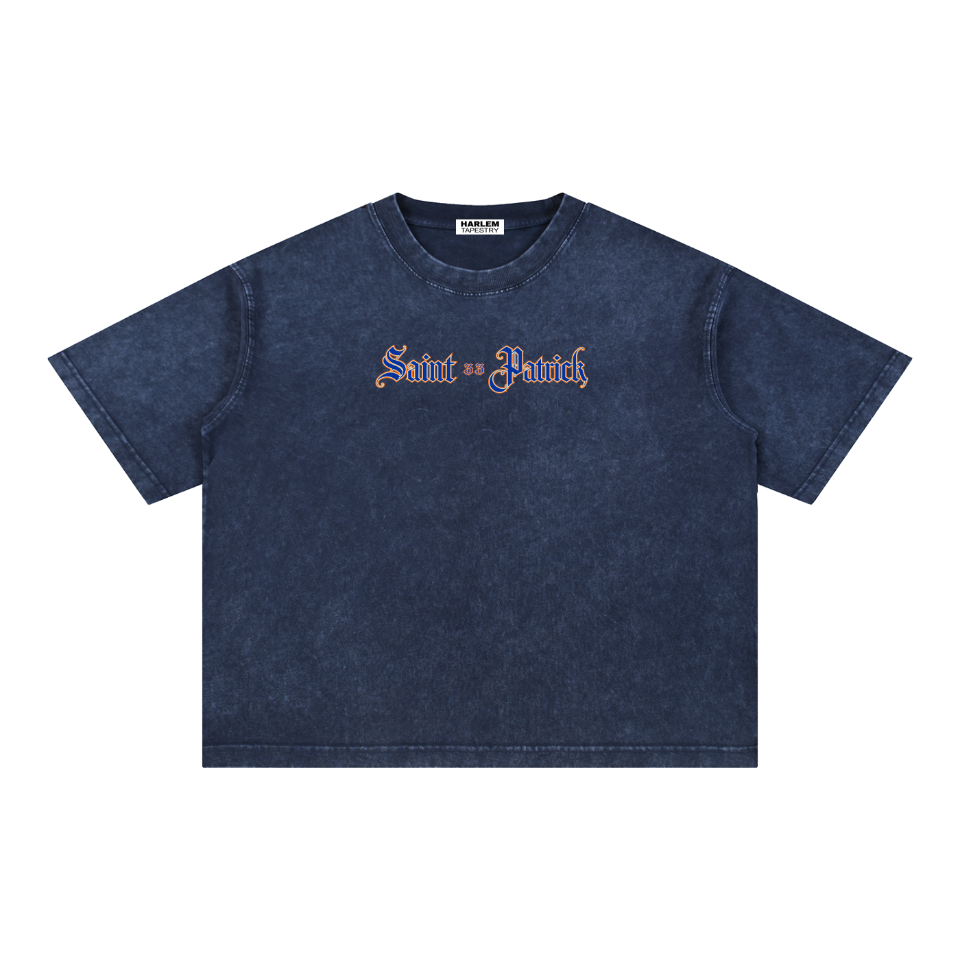 Saint 33 Patick - Mineral Wash Boxy Cotton T-Shirt