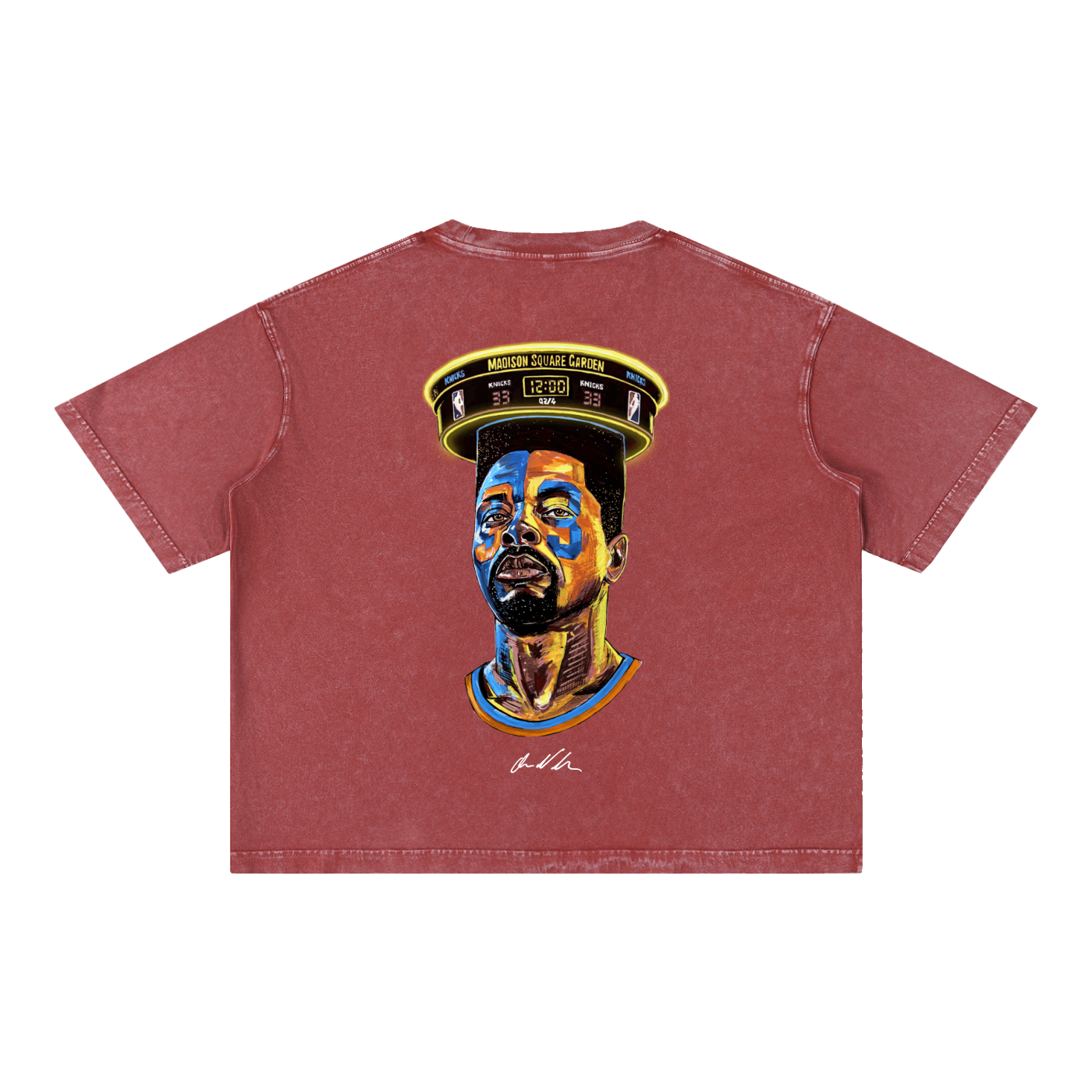 Saint 33 Patick - Mineral Wash Boxy Cotton T-Shirt