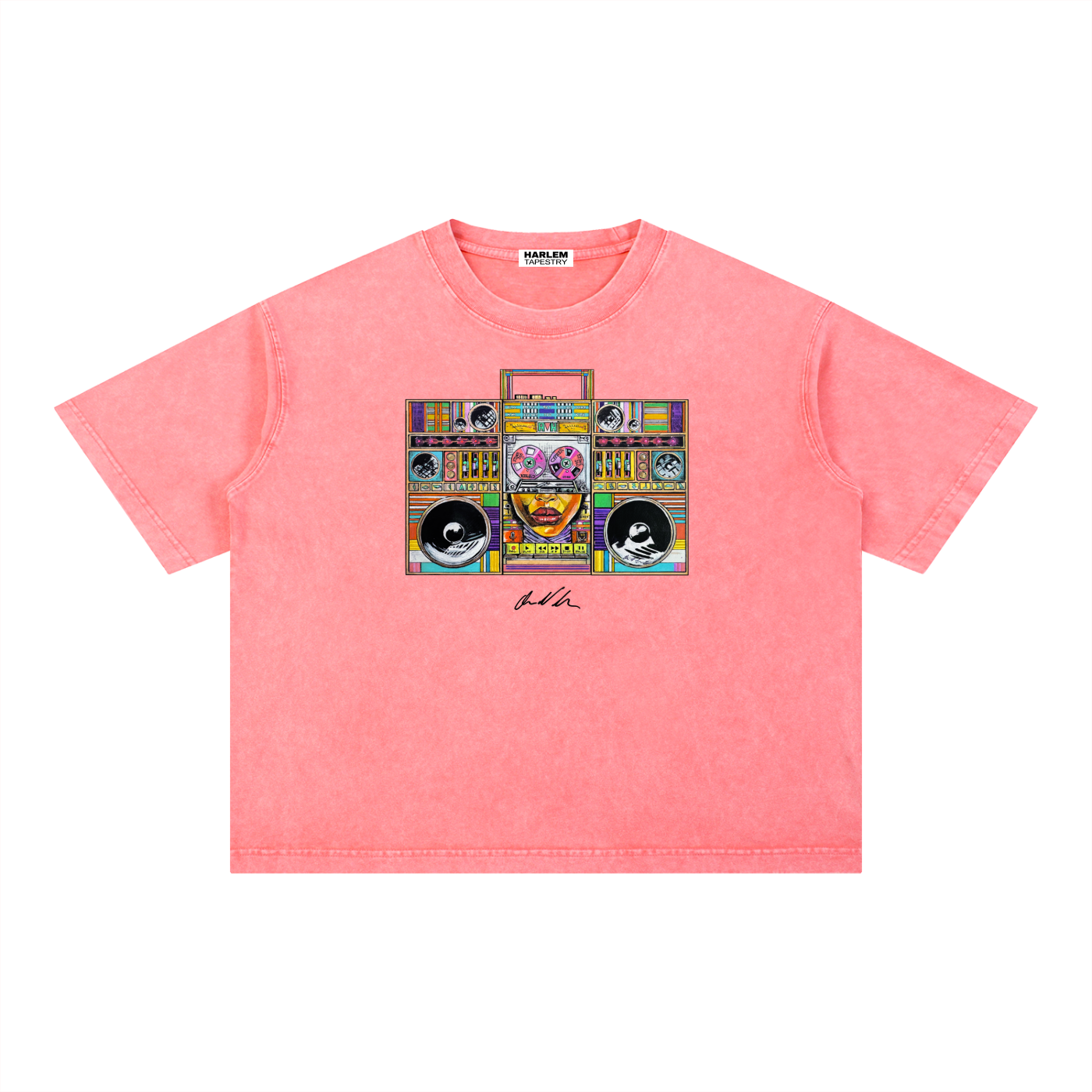 SOUL FREQUENCY — MINERAL WASH BOXY TEE